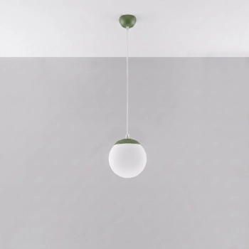 Ugo 20 lampa wisząca 1xE27 zielona oliwka SL.2228
