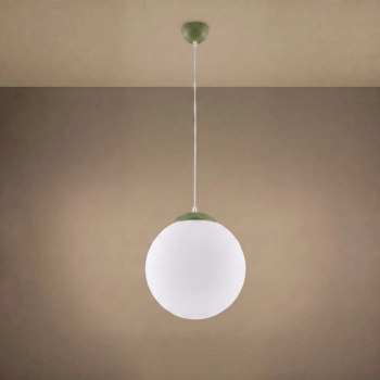 Ugo 20 lampa wisząca 1xE27 zielona oliwka SL.2228