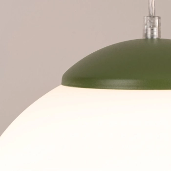 Ugo 20 lampa wisząca 1xE27 zielona oliwka SL.2228