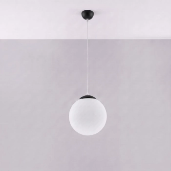 Ugo 30 lampa wisząca 1xE27 czarna SL.2211