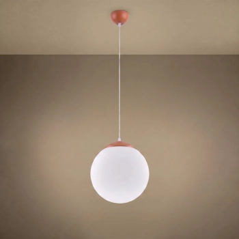 Ugo 30 lampa wisząca 1xE27 ochra czerwona SL.2220