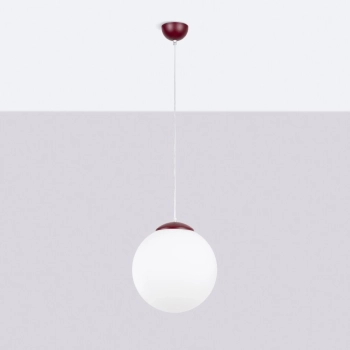 Ugo 30 lampa wisząca 1xE27 burgund SL.2223