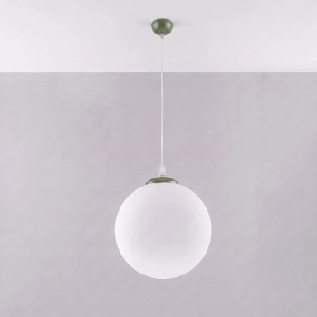 Ugo 30 lampa wisząca 1xE27 zielona oliwka SL.2229