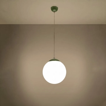Ugo 30 lampa wisząca 1xE27 zielona oliwka SL.2229