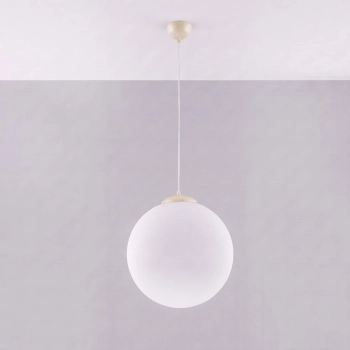 Ugo 40 lampa wisząca 1xE27 beżowa SL.2215