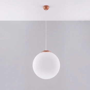 Ugo 40 lampa wisząca 1xE27 ochra czerwona SL.2221