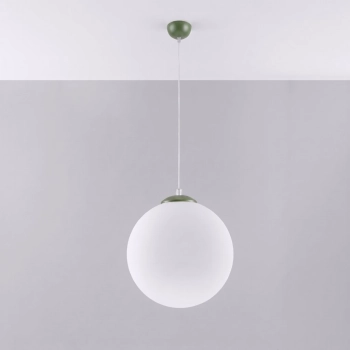 Ugo 40 lampa wisząca 1xE27 zielona oliwka SL.2230