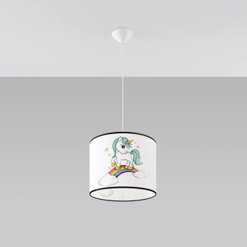 Unicorn 30 lampa wisząca 1xE27 wielokolorowa SL.1412