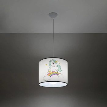 Unicorn 30 lampa wisząca 1xE27 wielokolorowa SL.1412