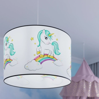 Unicorn 30 lampa wisząca 1xE27 wielokolorowa SL.1412