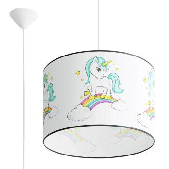 Unicorn 40 lampa wisząca 1xE27 wielokolorowa SL.1413 Sollux Lighting