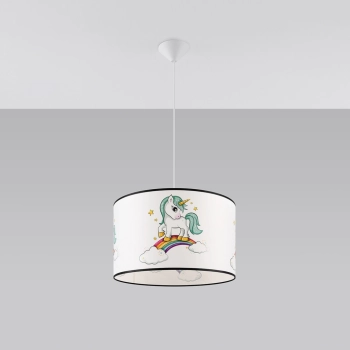 Unicorn 40 lampa wisząca 1xE27 wielokolorowa SL.1413