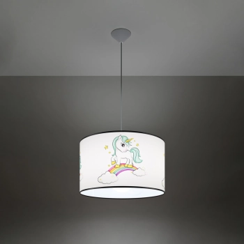 Unicorn 40 lampa wisząca 1xE27 wielokolorowa SL.1413