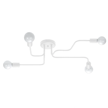 Vector 4 lampa wisząca 4xE27 biała SL.1442 Sollux Lighting