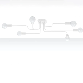 Vector 6 lampa sufitowa 6xE27 biała SL.1443