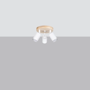 Verdo 3P lampa sufitowa 3xGU10 biała SL.1287