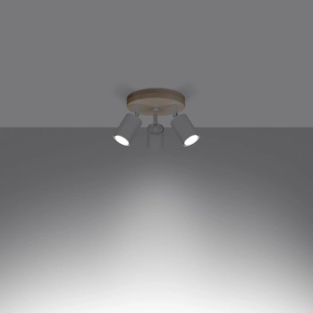 Verdo 3P lampa sufitowa 3xGU10 biała SL.1287