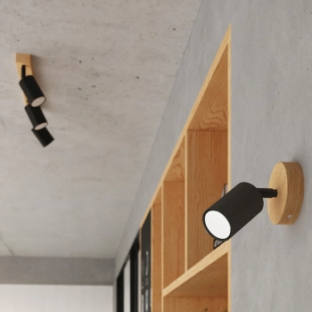 Verdo 3P lampa sufitowa 3xGU10 czarna SL.1292