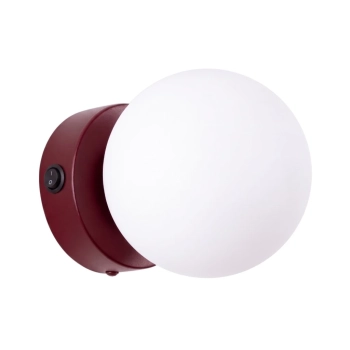 Yoli 1 kinkiet 1xG9 burgund z włącznikiem SL.2249 Sollux Lighting