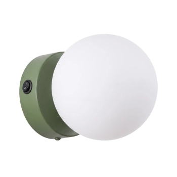 Yoli 1 kinkiet 1xG9 zielona oliwka z włącznikiem SL.2261 Sollux Lighting