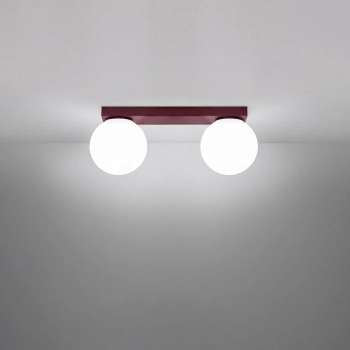 Yoli 2 lampa sufitowa 2xG9 burgund SL.2251
