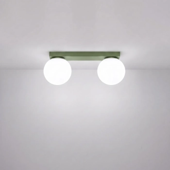 Yoli 2 lampa sufitowa 2xG9 zielona oliwka SL.2263