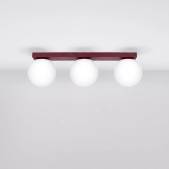 Yoli 3 lampa sufitowa 3xG9 burgund SL.2252