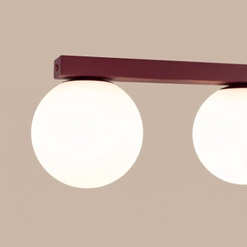 Yoli 3 lampa sufitowa 3xG9 burgund SL.2252