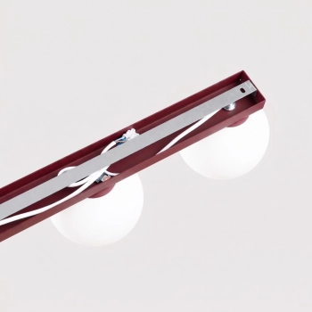 Yoli 4 lampa sufitowa 4xG9 burgund SL.2253