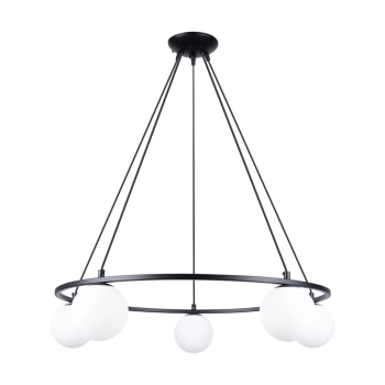 Yoli 5 lampa wisząca 5xG9 czarna SL.1214 Sollux Lighting