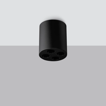 Zoe lampa sufitowa LED 9W 887lm 4000K czarna SL.1210