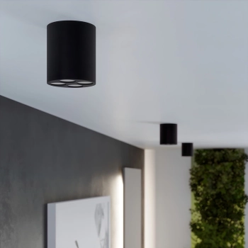 Zoe lampa sufitowa LED 9W 887lm 4000K czarna SL.1210