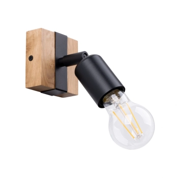 Zuca kinkiet 1xE27 czarny SL.1295 Sollux Lighting