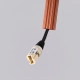 Arche 1 lampa wisząca 1xG9 ochra czerwona SL.2039