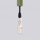 Arche 1 lampa wisząca 1xG9 zielona oliwka SL.2048