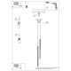 Arche 2P lampa wisząca 2xG9 taupe SL.2037