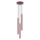 Arche 3P lampa wisząca 3xG9 burgund SL.2044 Sollux Lighting