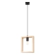 Aries lampa wisząca 1xE27 naturalne drewno SL.1310 Sollux Lighting