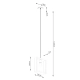 Aries lampa wisząca 1xE27 naturalne drewno SL.1310