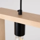Aries lampa wisząca 1xE27 naturalne drewno SL.1310
