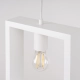 Aries lampa wisząca 1xE27 biała SL.1312