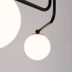 Astral 5 lampa sufitowa 5xG9 czarna SL.1663