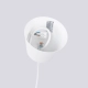 Bilo lampa wisząca 1xE27 biała SL.1702