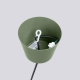 Bilo lampa wisząca 1xE27 zielona oliwka SL.1705