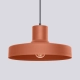 Bilo lampa wisząca 1xE27 ochra czerwona SL.1706