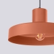 Bilo lampa wisząca 1xE27 ochra czerwona SL.1706