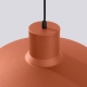 Bilo lampa wisząca 1xE27 ochra czerwona SL.1706