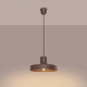 Bilo lampa wisząca 1xE27 brązowa SL.2058