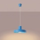 Bilo lampa wisząca 1xE27 błękitna SL.2059