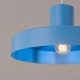 Bilo lampa wisząca 1xE27 błękitna SL.2059